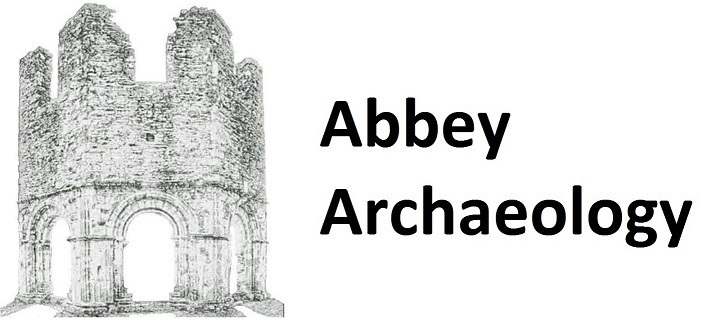Abbey Archaeology Logo. Artwork by Rachel Pattison